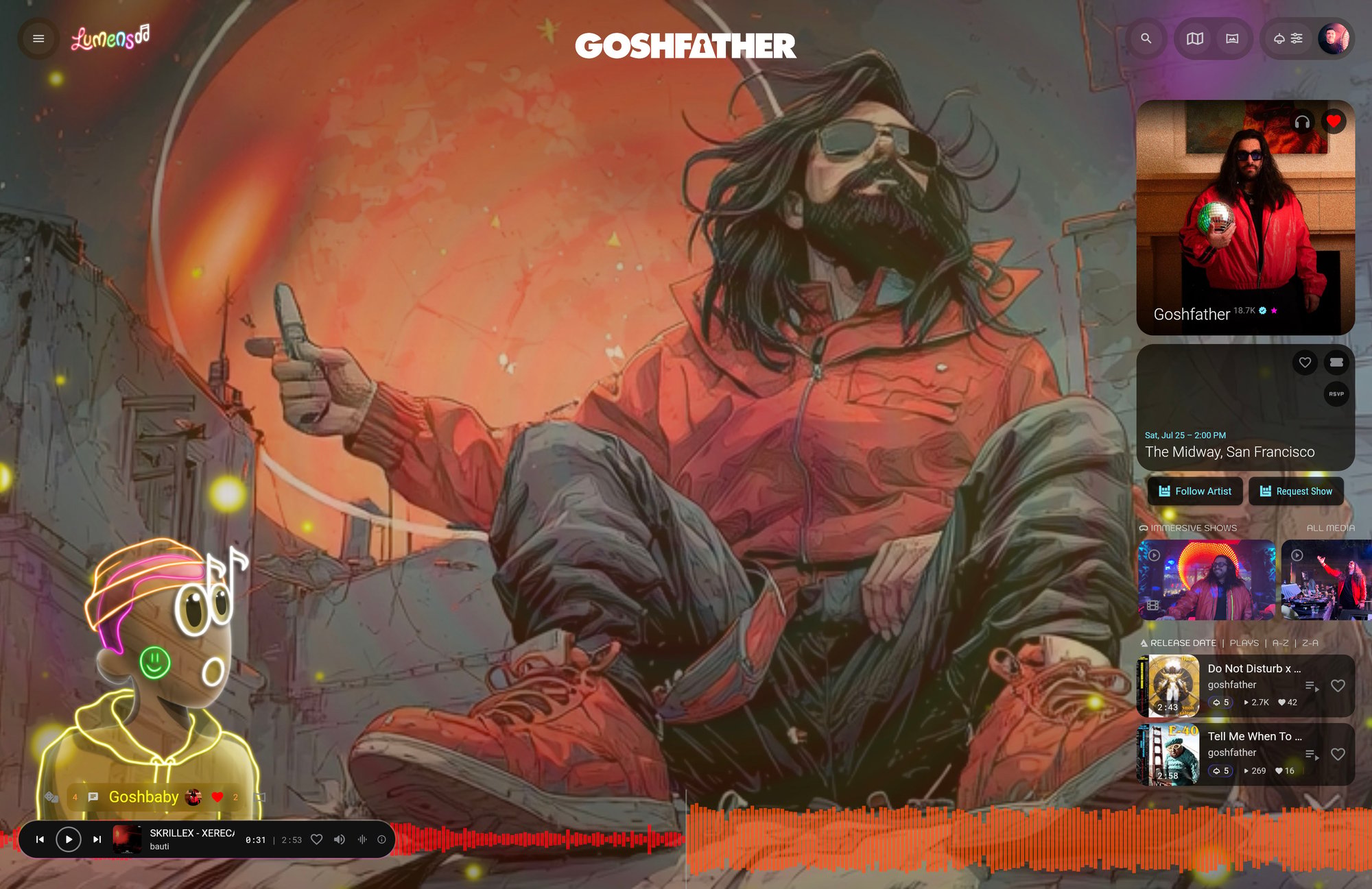 Goshfather Stage Goshfather Stage