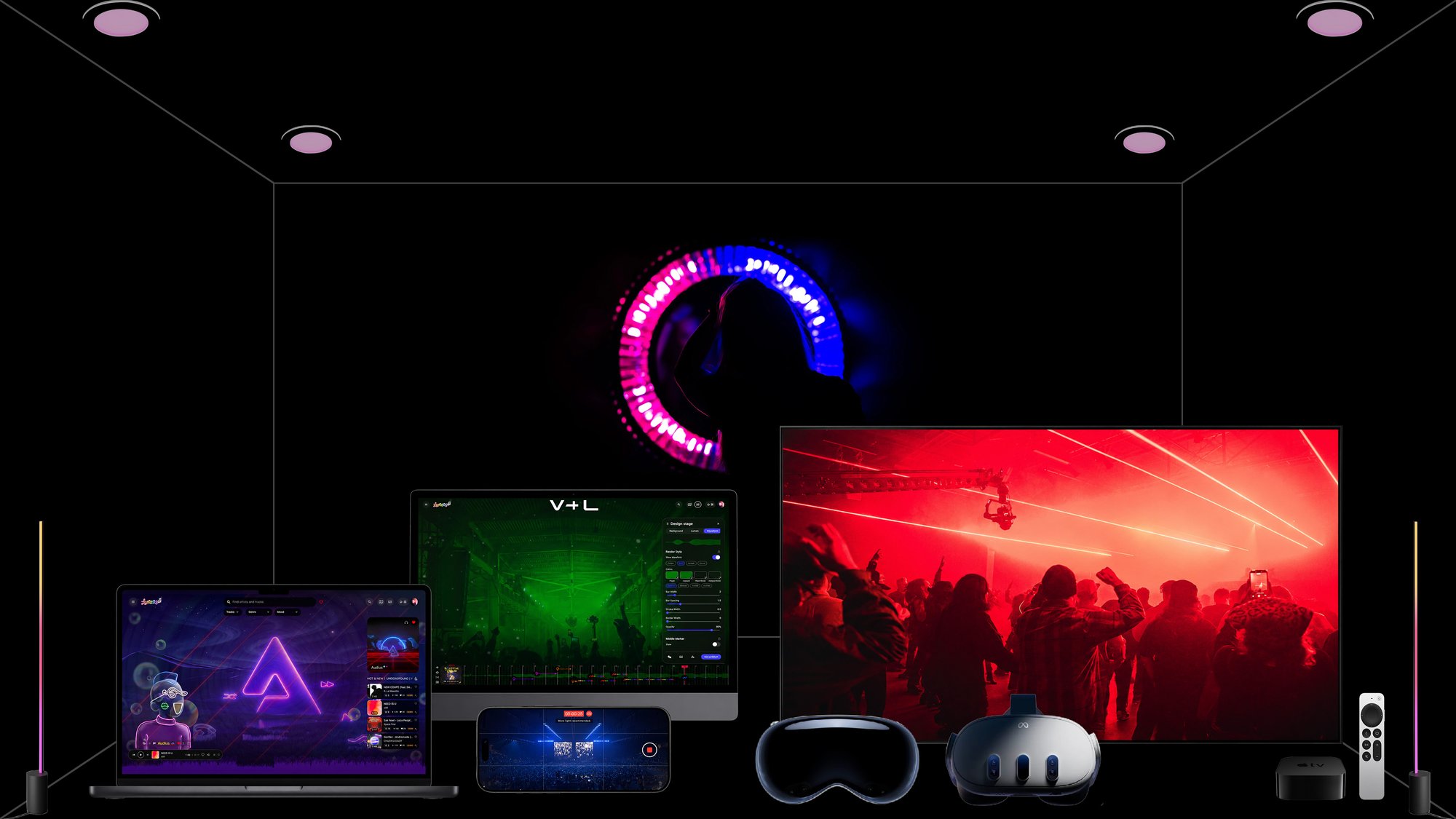Homepage 2026 - Immersive Room Grey