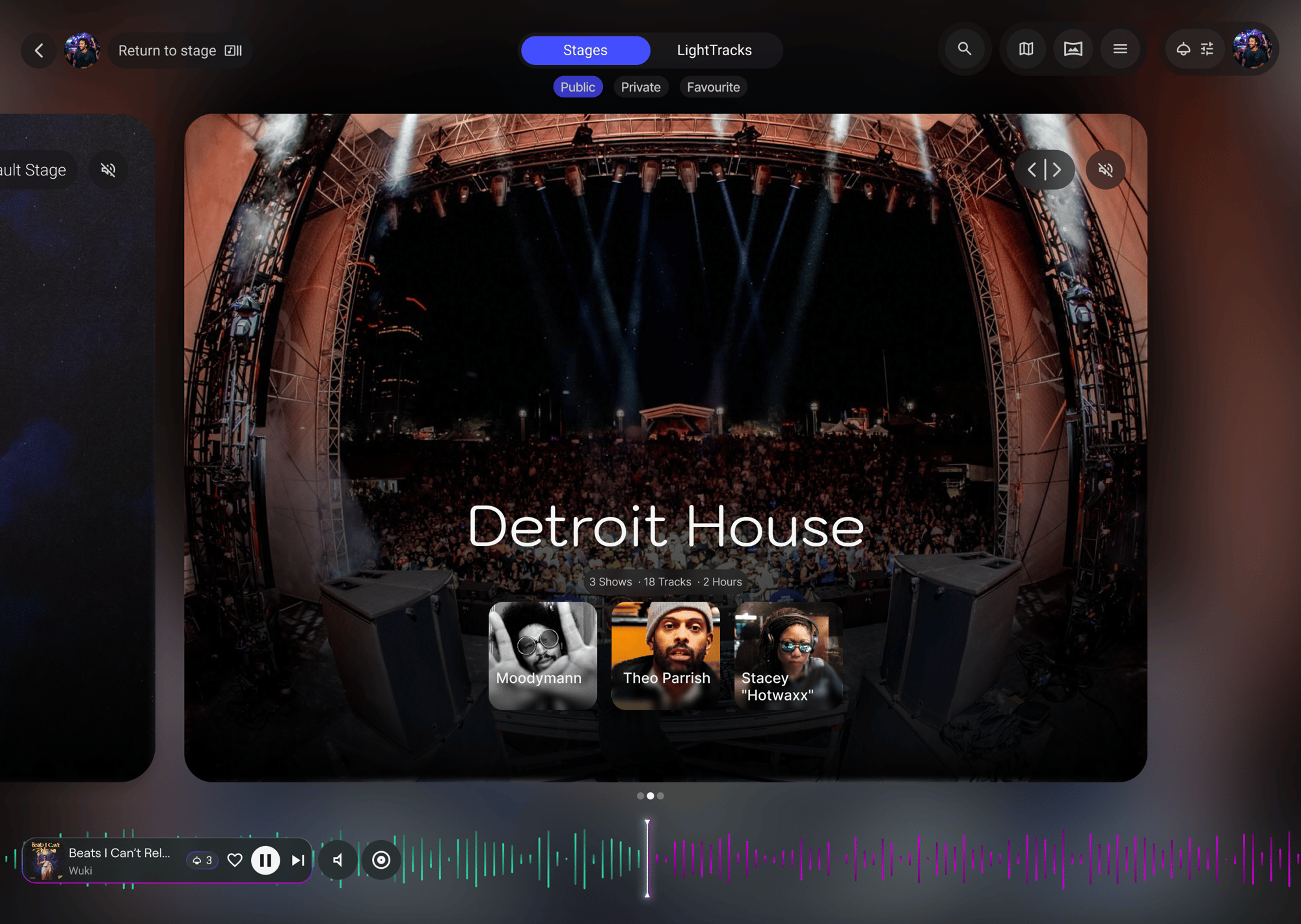 Stages - Detroit House Stages - Detroit House